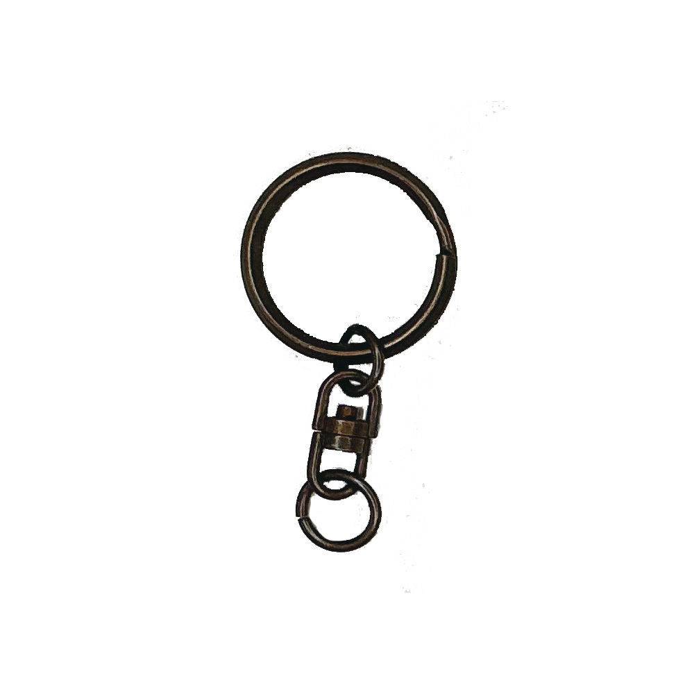 【なくなり次第終了】二重リングキーホルダー 305 M B 銅古美