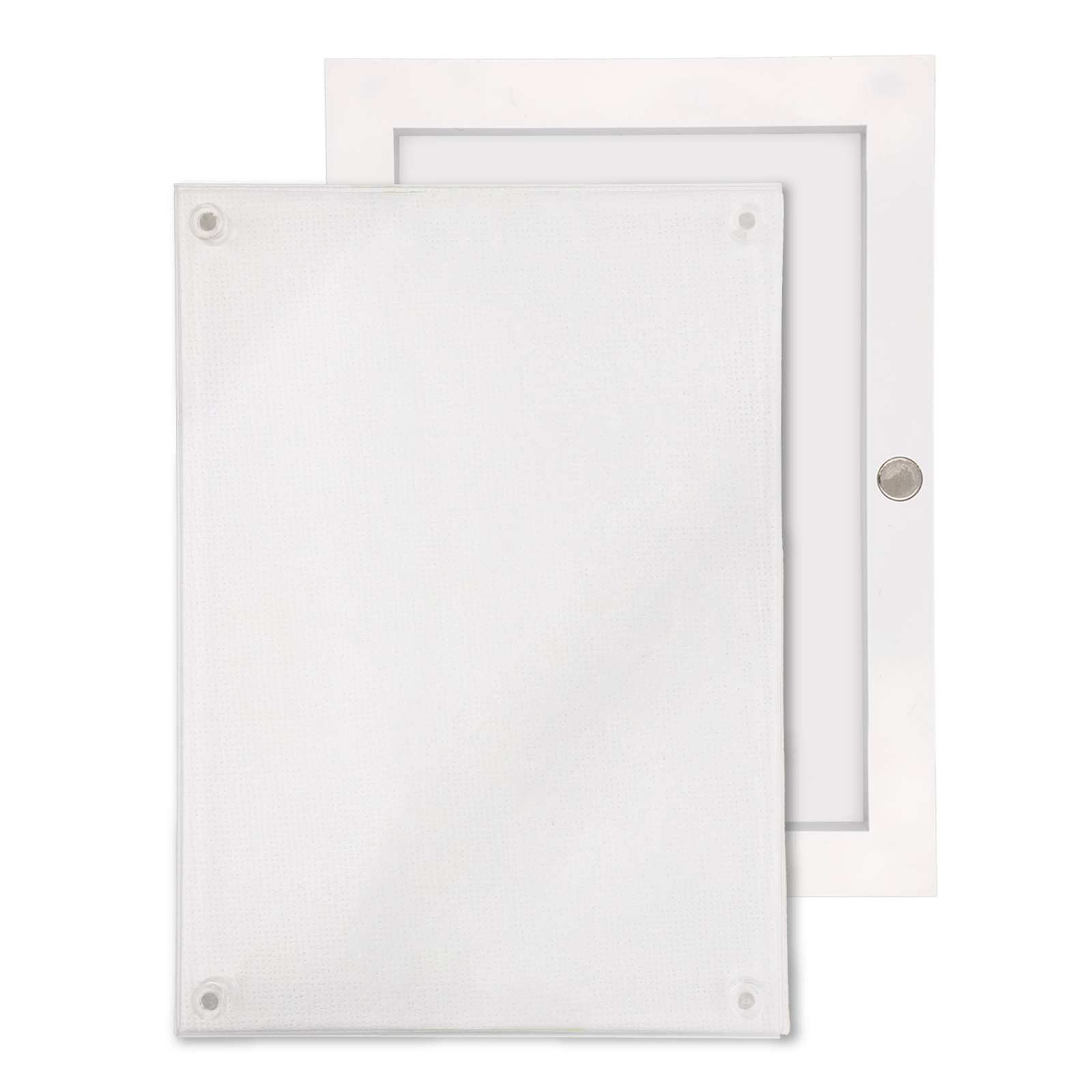 コンポジットキャンバス 3点セット 本体 脚 ピン 113×80mm 無地 マグネット付
