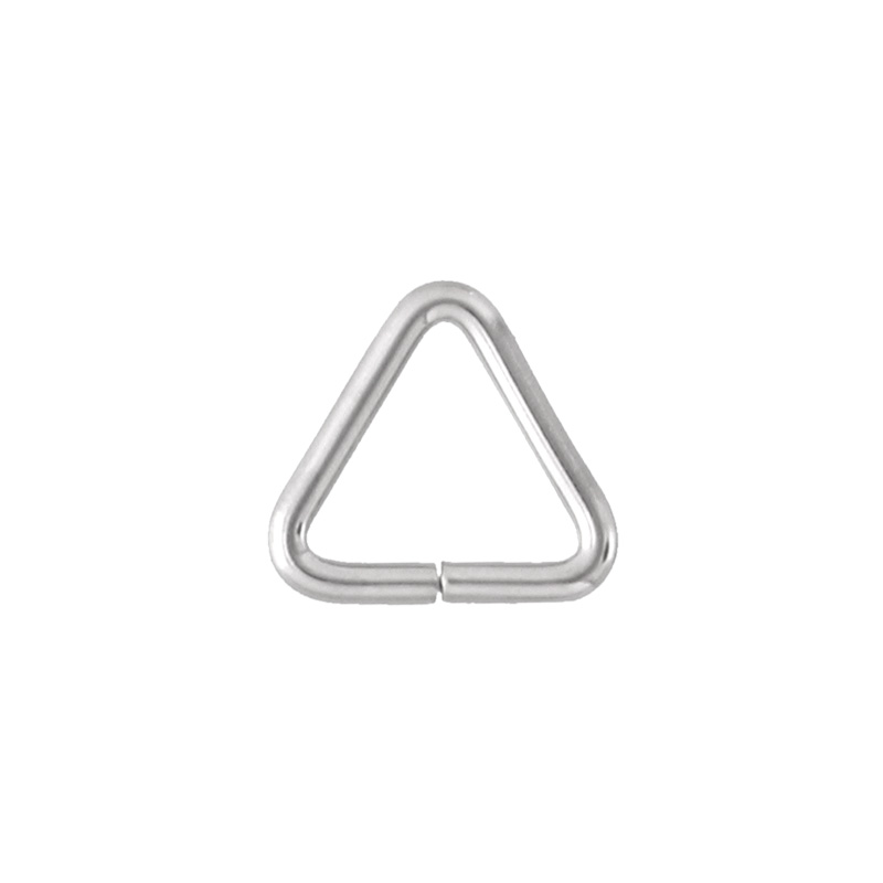 鉄製三角カン 線径φ2.0×12mm ニッケル (T-3)