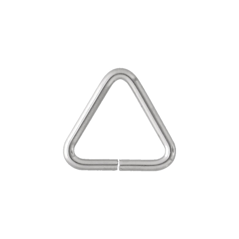 鉄製三角カン 線径φ2.0×15mm ニッケル (T-4)