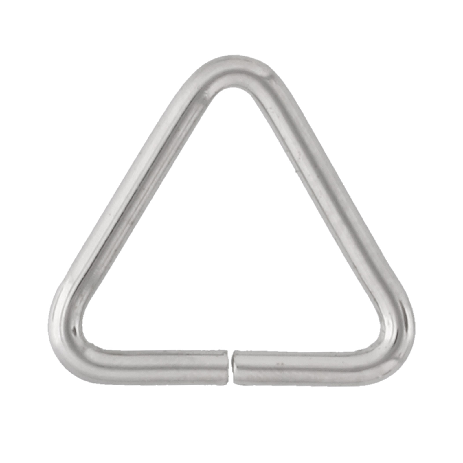 鉄製三角カン 線径φ3.0×内径25mm ニッケル