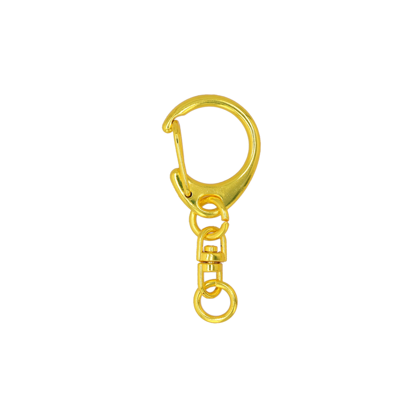 ワンタッチキーホルダー 555 Sサイズ メタリックイエロー  [B2]<br>正称：ｷｰﾎﾙﾀﾞｰ 555 S ﾒﾀﾘｯｸｲｴﾛｰ [B2]