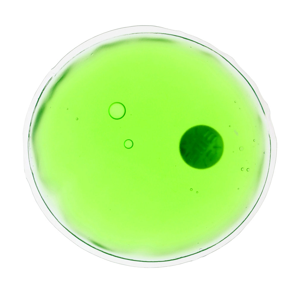 繰り返し使えるエコなカイロ リウォームカイロ 丸型 グリーン