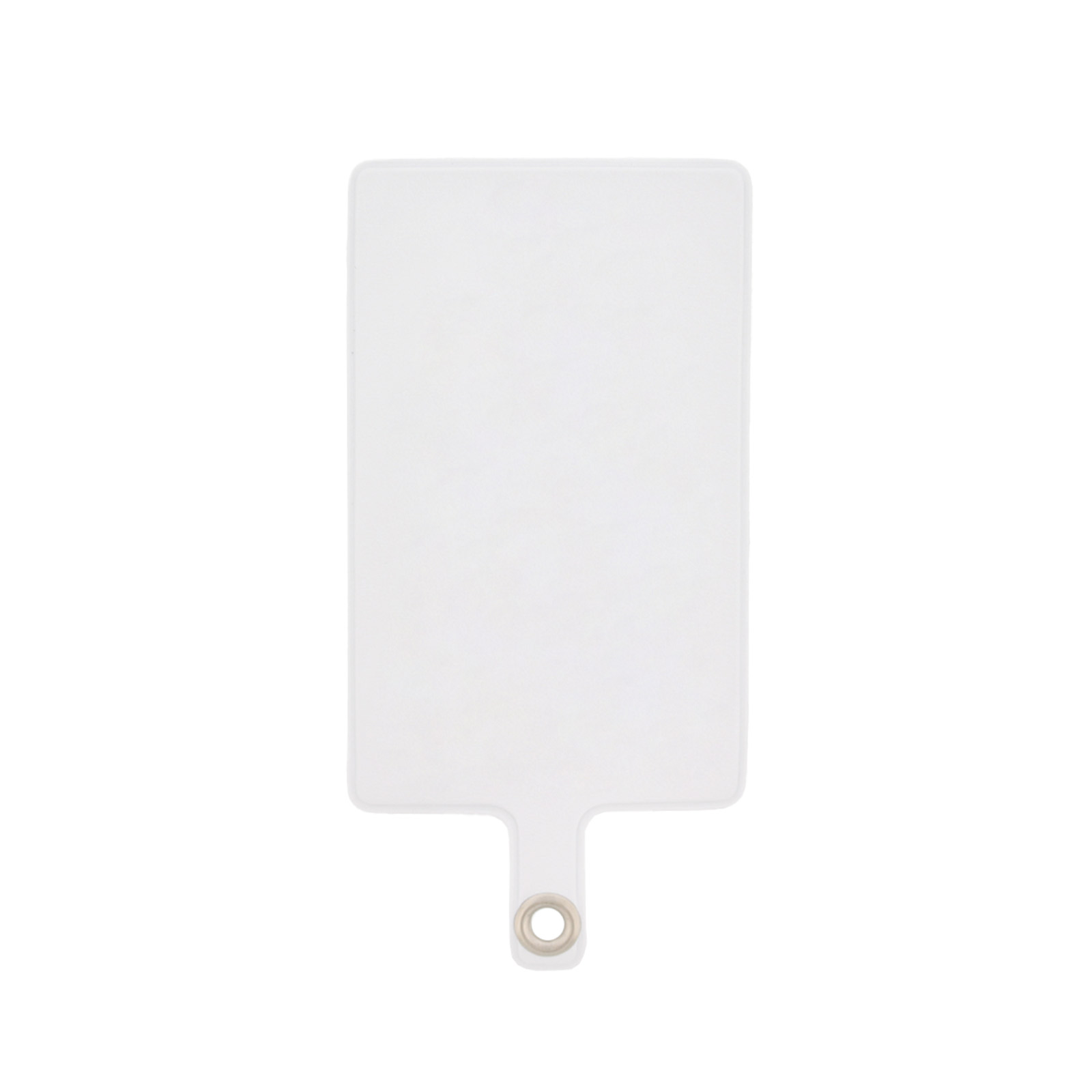 PVCフォンタブ スマホストラップホルダー用シートパーツ 　白（シートのみ）