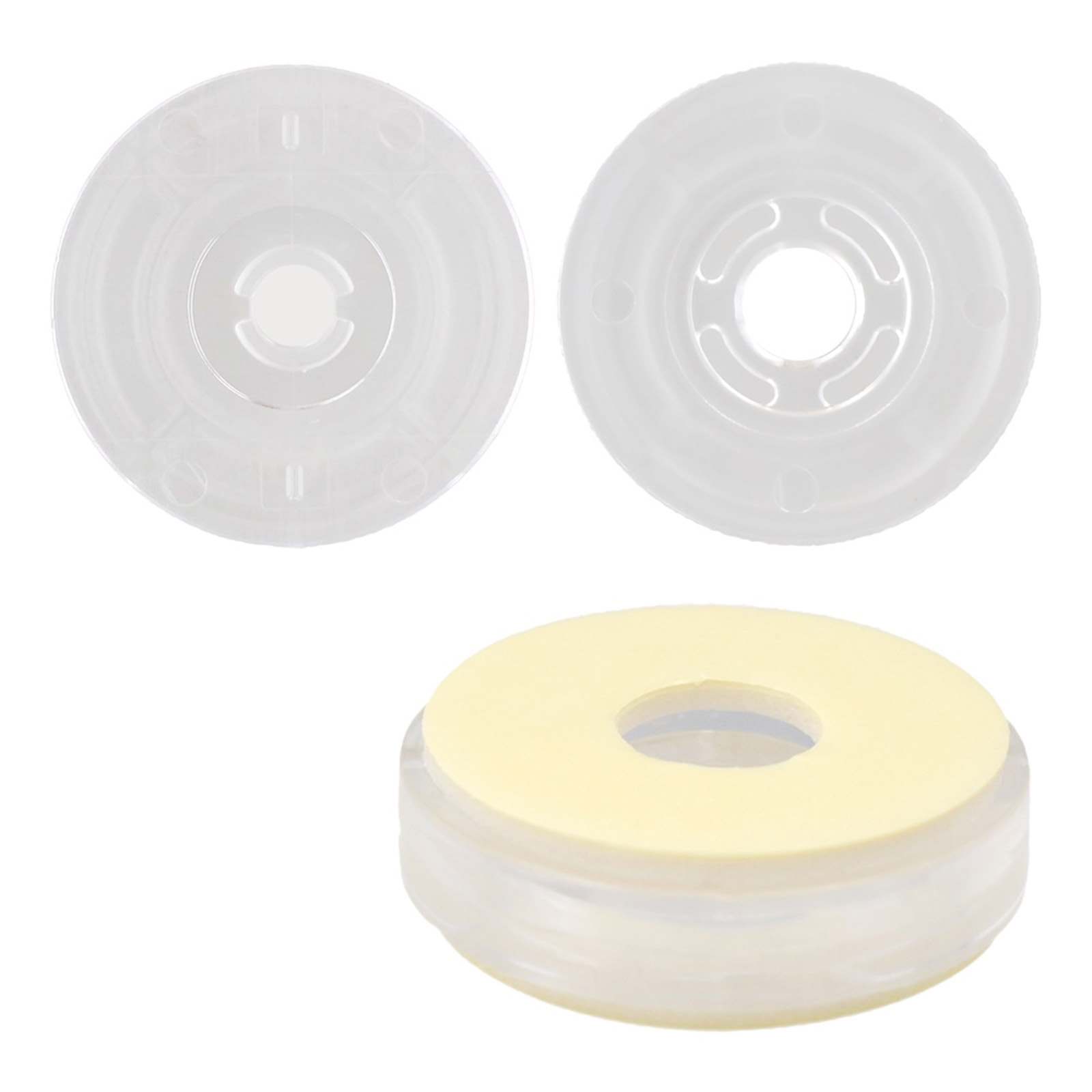 PC製 回転ﾊﾟｰﾂ 22φ ｸﾘｱ ﾊﾞﾗｾｯﾄ両面ﾃｰﾌﾟ2枚ｾｯﾄ